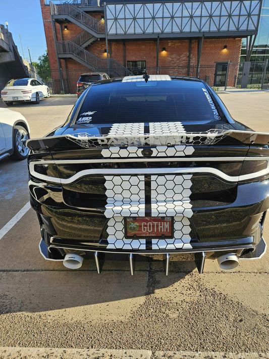 Dodge charger Wicker bill Center Spoiler/ Design your own